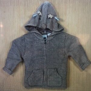 Cozy Knit Hooded Sweater for Kids
